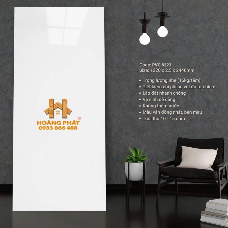 Tấm Ốp PVC Vân Đá Chất Lượng PVC 8223