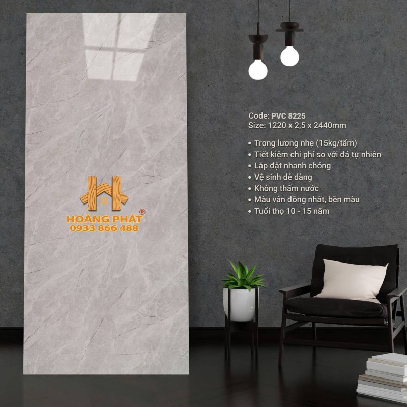 Tấm Ốp PVC Vân Đá Chất Lượng PVC 8225