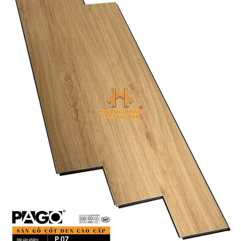 Sàn Gỗ Pago Cốt Đen 12mm P07