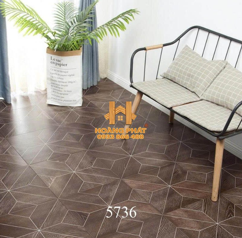 Sàn Gỗ Tự Nhiên Plywood Hoa Văn 5736