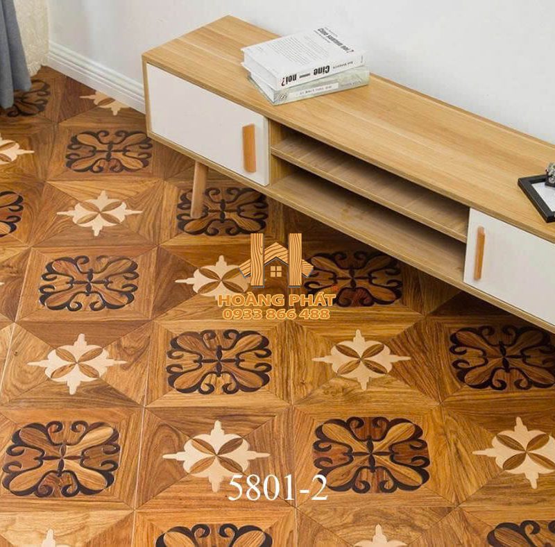 Sàn Gỗ Tự Nhiên Plywood Hoa Văn 5801-2