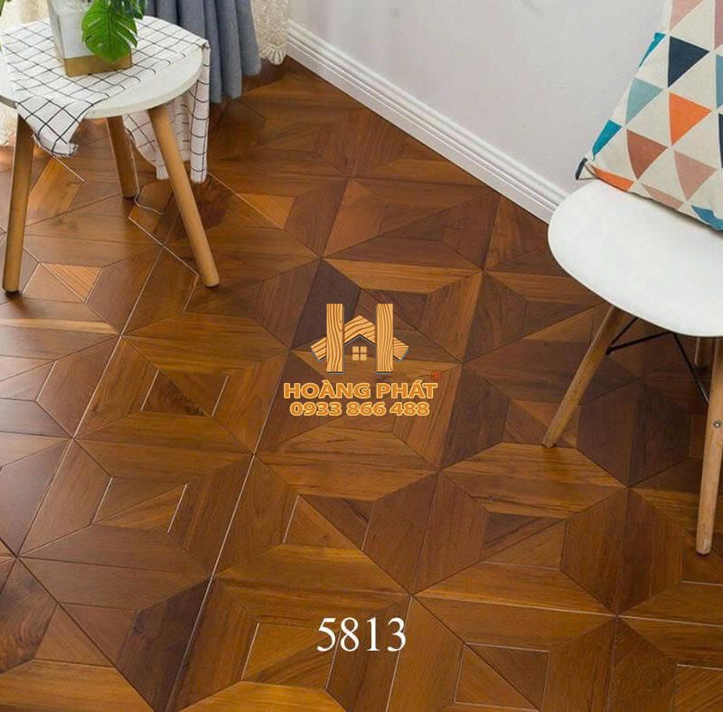 Sàn Gỗ Tự Nhiên Plywood Hoa Văn 5813