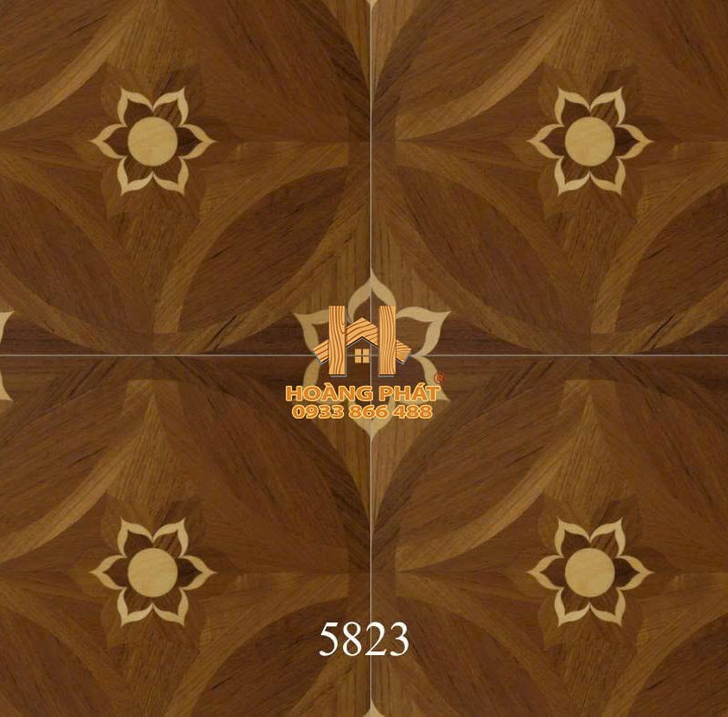 Sàn Gỗ Tự Nhiên Plywood Hoa Văn 5823