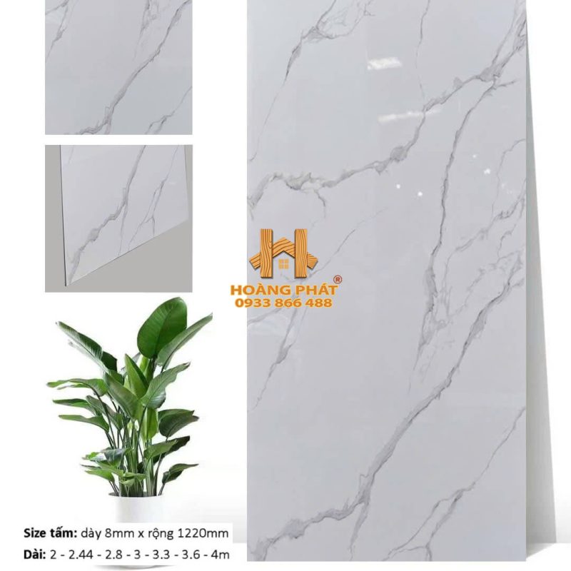 Tấm Ốp Than Tre Hoàng Phát Vân Đá HP782