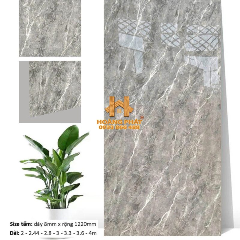 Tấm Ốp Than Tre Hoàng Phát Vân Đá HP784