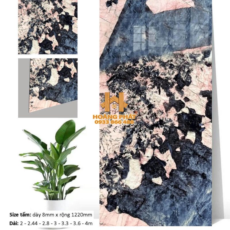 Tấm Ốp Than Tre Hoàng Phát Vân Đá HP785