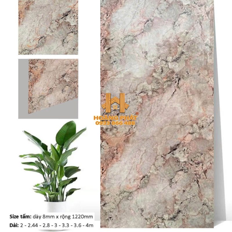 Tấm Ốp Than Tre Hoàng Phát Vân Đá HP786