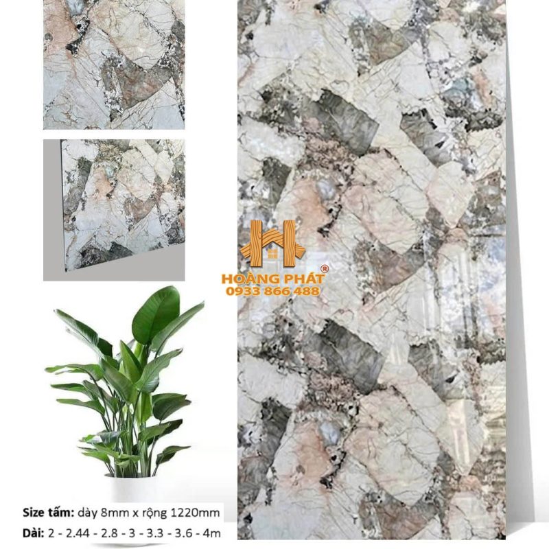 Tấm Ốp Than Tre Hoàng Phát Vân Đá HP789