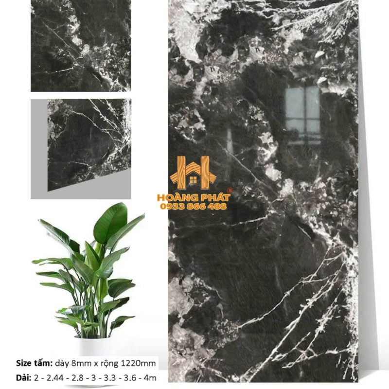 Tấm Ốp Than Tre Hoàng Phát Vân Đá HP897