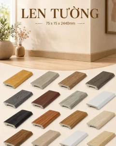 Len Chân Tường Cao 75mm