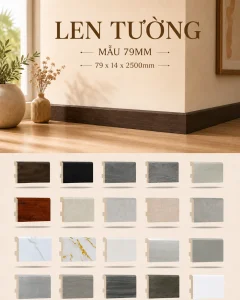 len tường cao 79mm