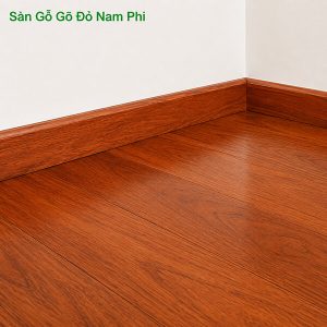 Len Chân Tường Gỗ Gõ Đỏ Nam Phi Solid