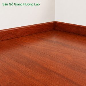 Len Chân Tường Gỗ Hương Lào Solid