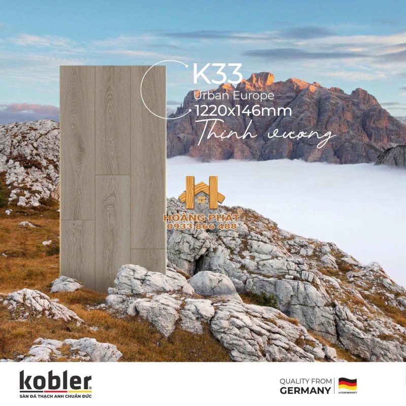 Sàn Thạch Anh Cao Cấp Kobler K33 Lãng mạn