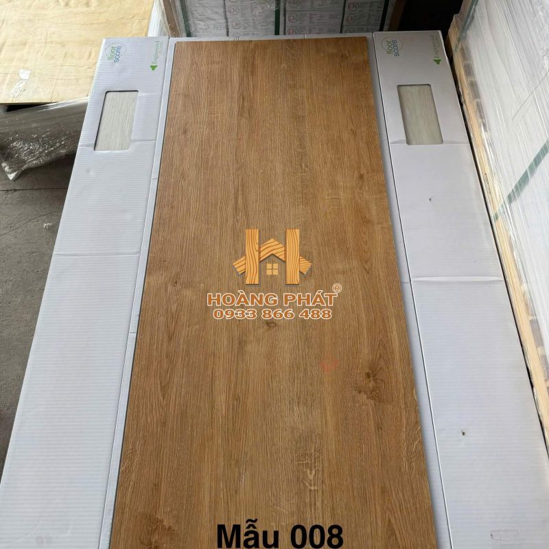Sàn Nhựa Hèm Khóa Đế Cao Su 5mm Giá Tại Xưởng U008