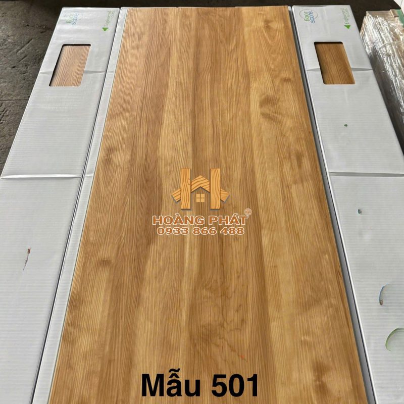 Sàn Nhựa Hèm Khóa Đế Cao Su 5mm Giá Tại Xưởng U501
