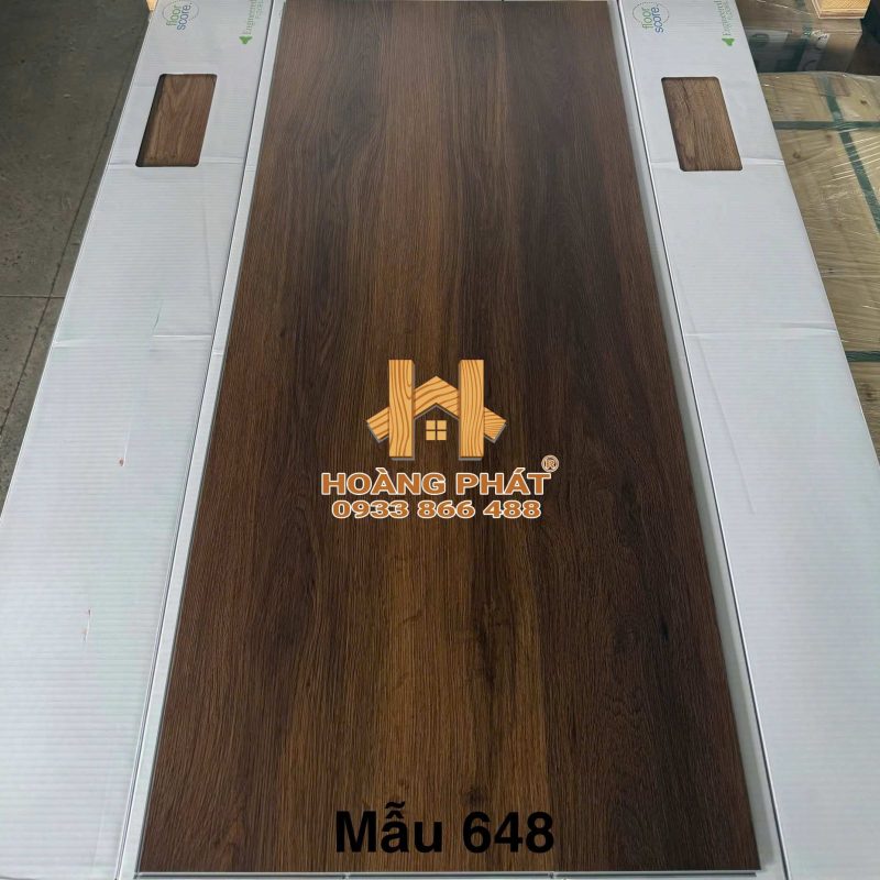 Sàn Nhựa Hèm Khóa Đế Cao Su 5mm Giá Tại Xưởng U648