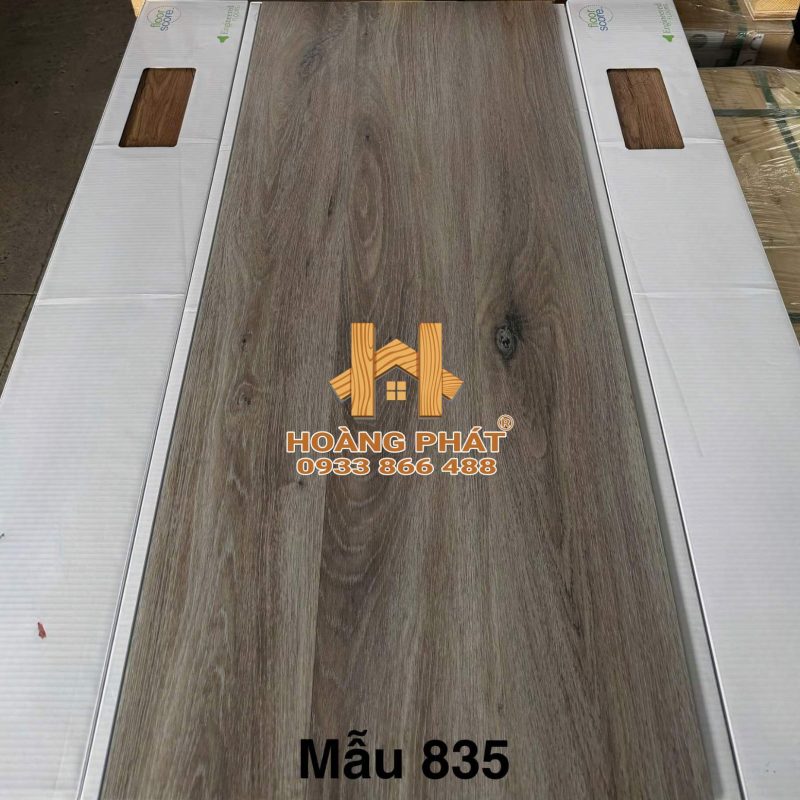 Sàn Nhựa Hèm Khóa Đế Cao Su 5mm Giá Tại Xưởng U835