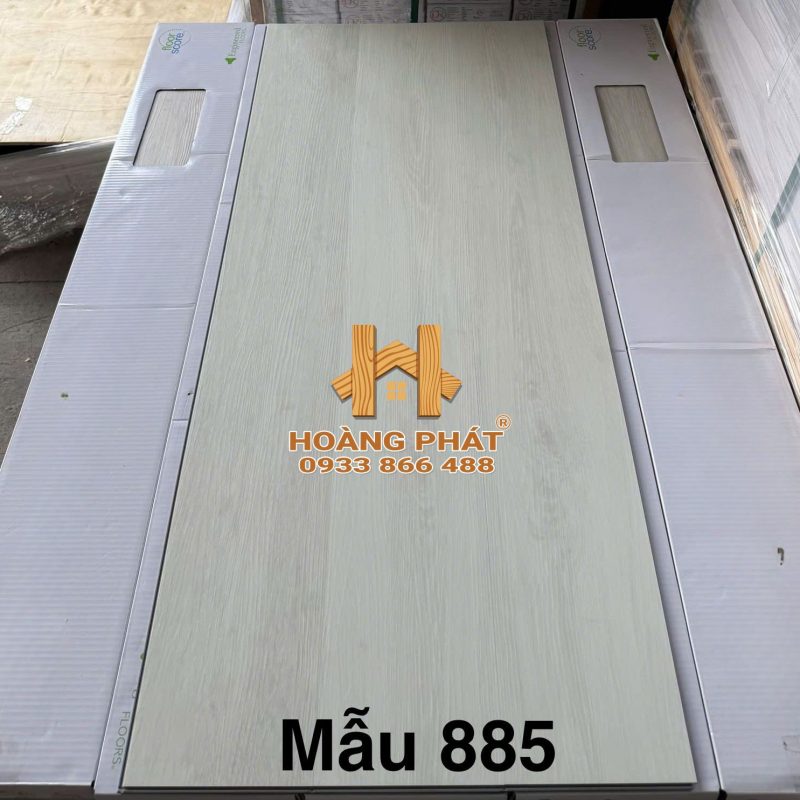 Sàn Nhựa Hèm Khóa Đế Cao Su 5mm Giá Tại Xưởng U885