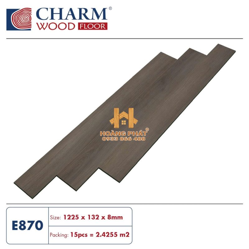 Sàn Gỗ Charm Wood E870 8mm