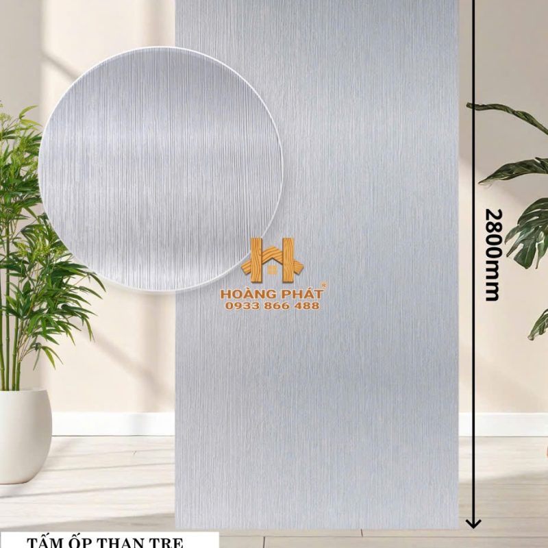Tấm Ốp Than Tre Vân Kim Loại VKL01