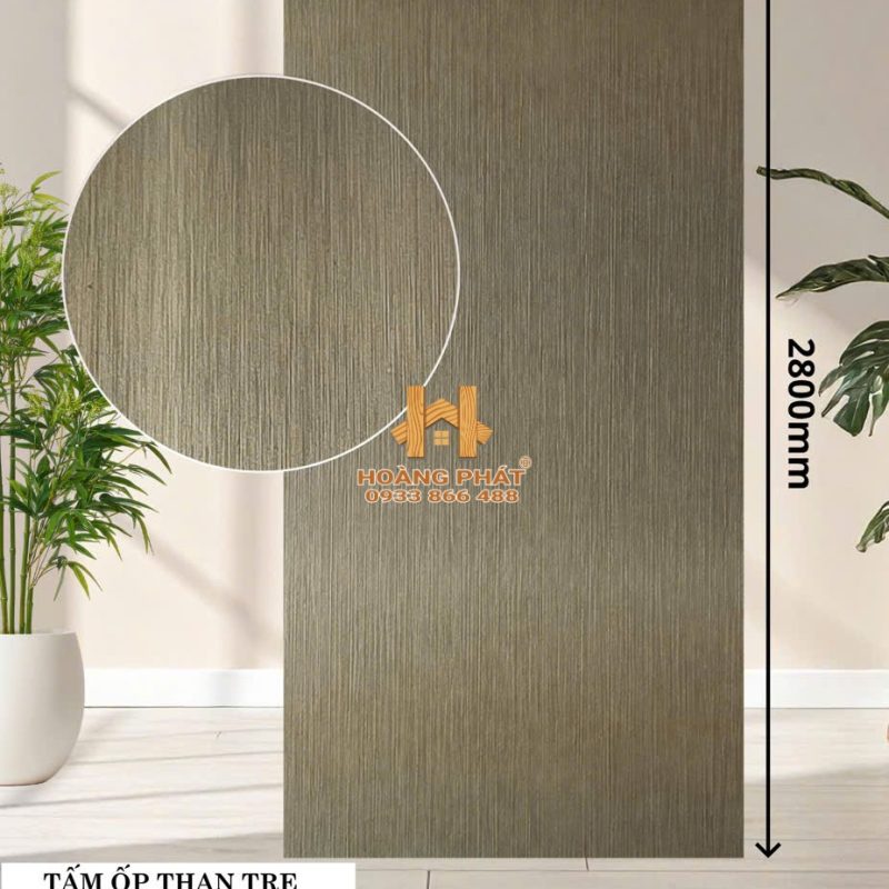 Tấm Ốp Than Tre Vân Kim Loại VKL02