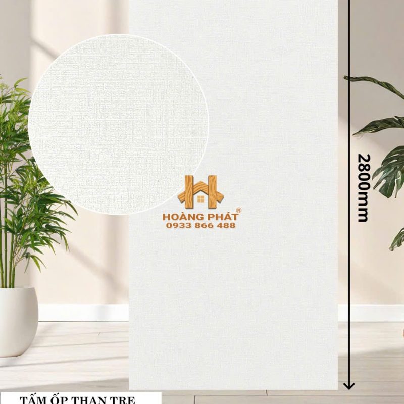 Tấm Ốp Than Tre Vân Vải VVV01