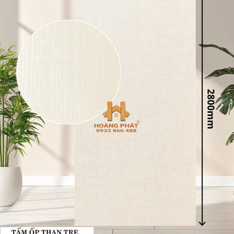 Tấm Ốp Than Tre Vân Vải VVV02
