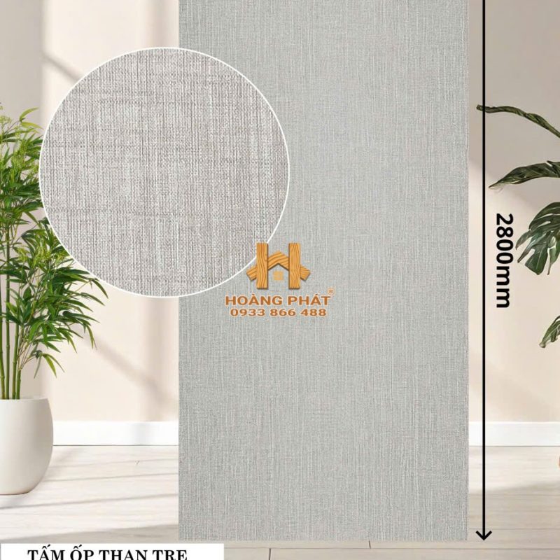 Tấm Ốp Than Tre Vân Vải VVV04