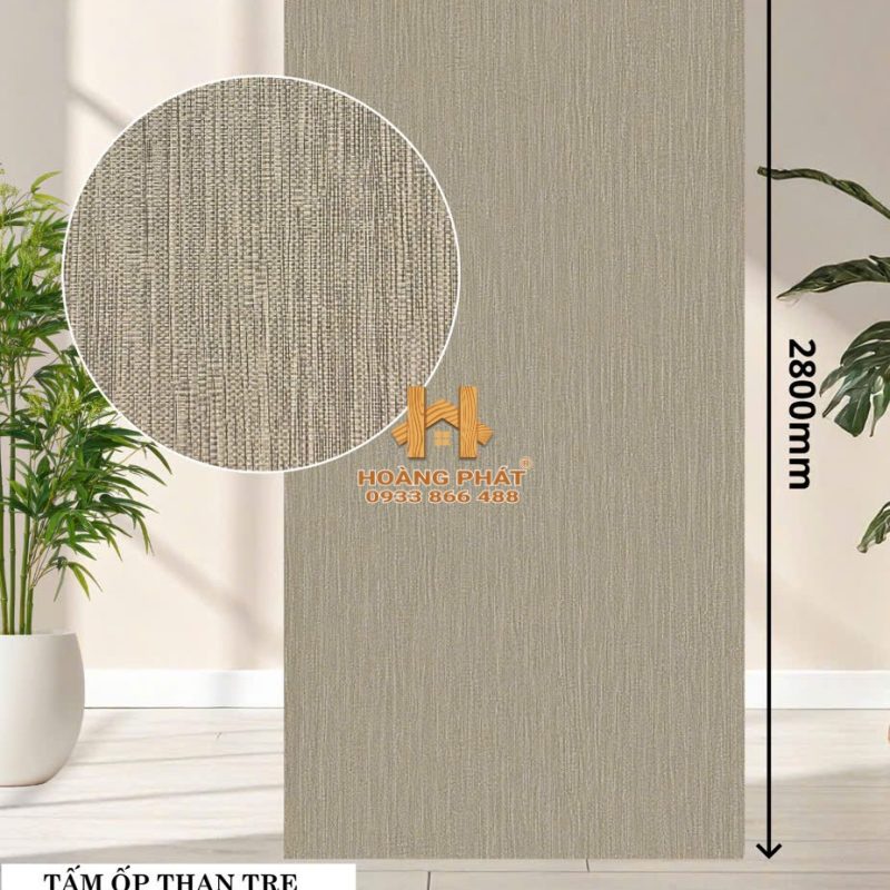 Tấm Ốp Than Tre Vân Vải VVV05