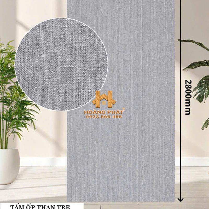 Tấm Ốp Than Tre Vân Vải VVV06