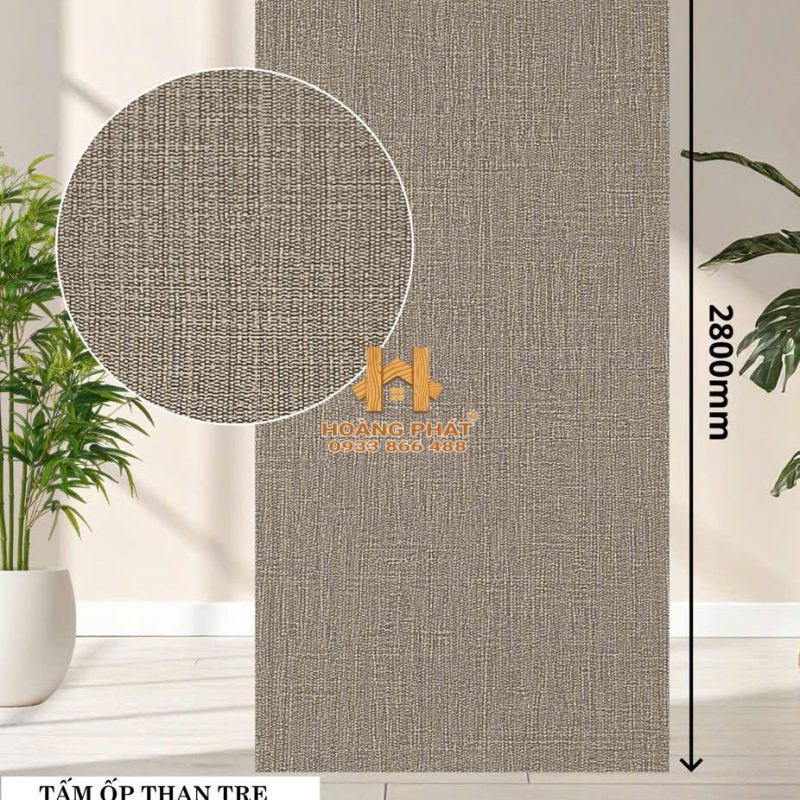 Tấm Ốp Than Tre Vân Vải VVV07