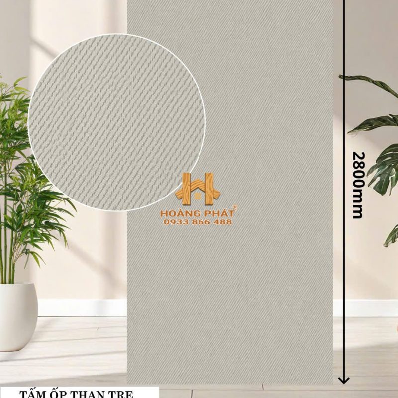 Tấm Ốp Than Tre Vân Vải VVV08