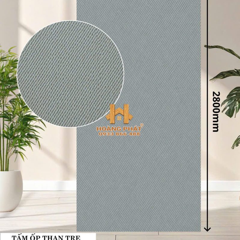 Tấm Ốp Than Tre Vân Vải VVV09