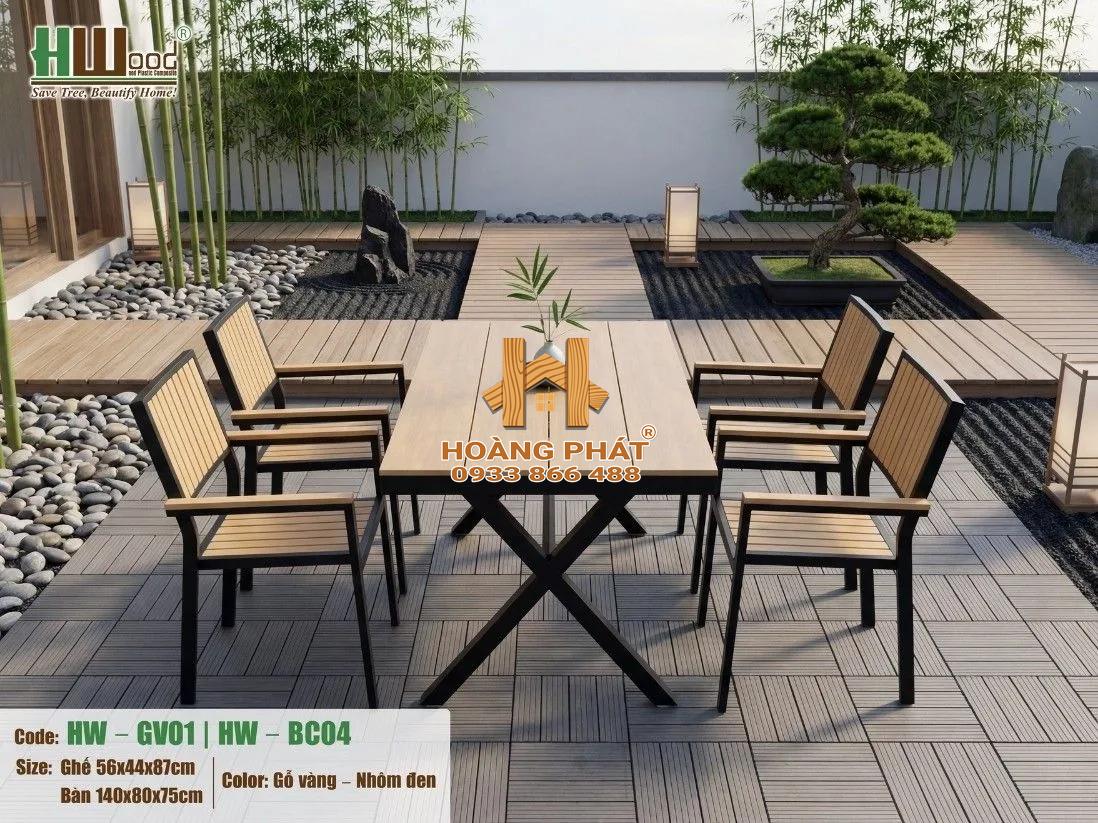 hp-hwood-bo-03-anh-nguon-03-wm Bộ Bàn Chân Chữ X Và 4 Ghế Gỗ Nhựa Hwood HW-BC04 - ảnh minh họa từ Hwood