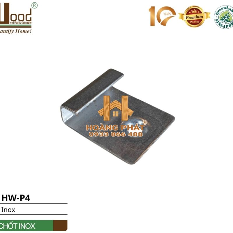 Chốt Inox Mở Đầu Và Kết Thúc Sàn Gỗ Nhựa Hwood HW-P4 – tổng hợp mẫu