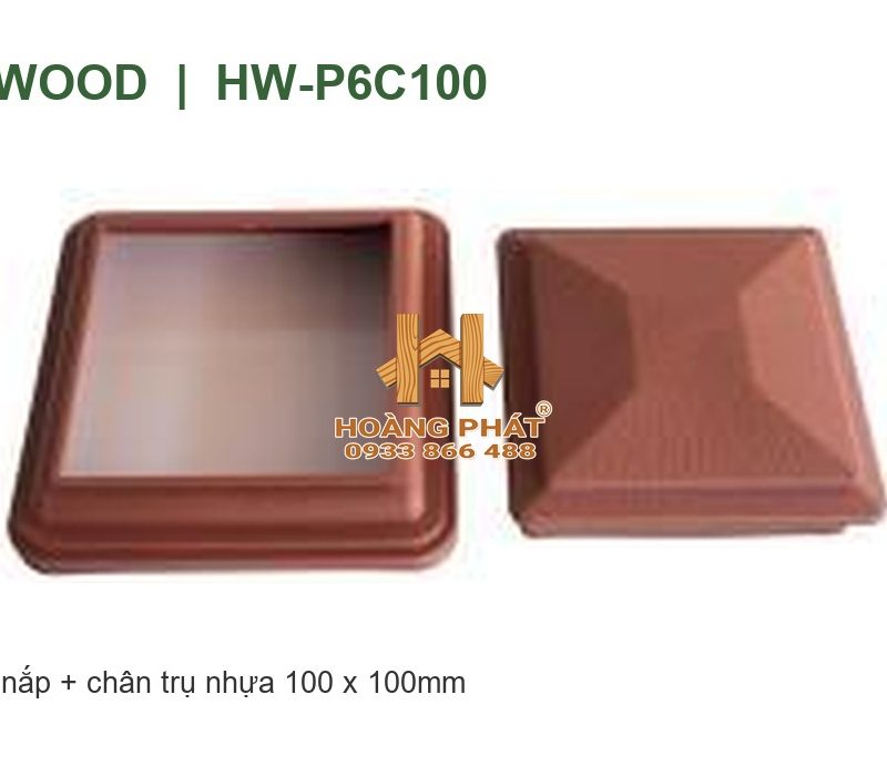 Bộ Nắp Và Chân Trụ Nhựa Hwood HW-P6C100 – tổng hợp mẫu