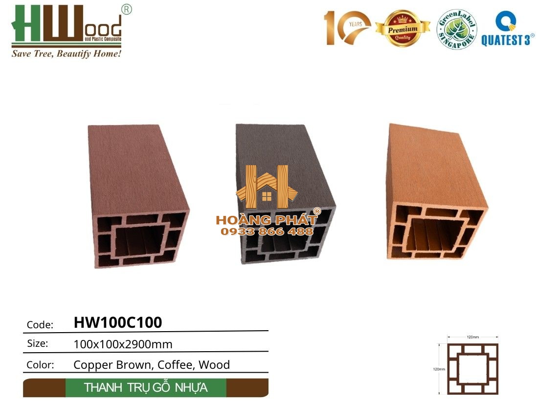 hp-hwood-hw100c100-mau-01-wm Thanh Trụ Gỗ Nhựa Ngoài Trời Hwood HW100C100 – tổng hợp mẫu
