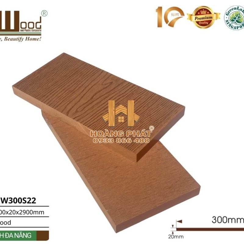 Thanh Đa Năng Gỗ Nhựa Ngoài Trời Hwood HW300S22 – tổng hợp mẫu