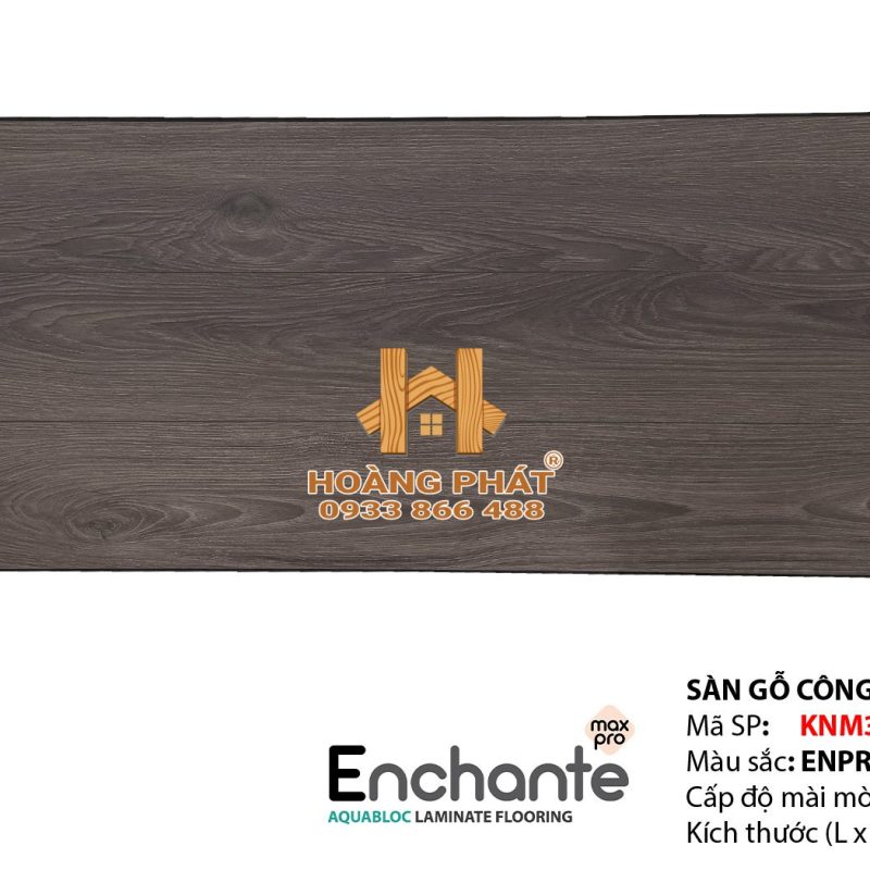 Sàn Gỗ Inovar 12mm Enchante Max Pro KNM3103