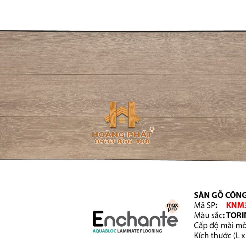 Sàn Gỗ Inovar 12mm Enchante Max Pro KNM3110