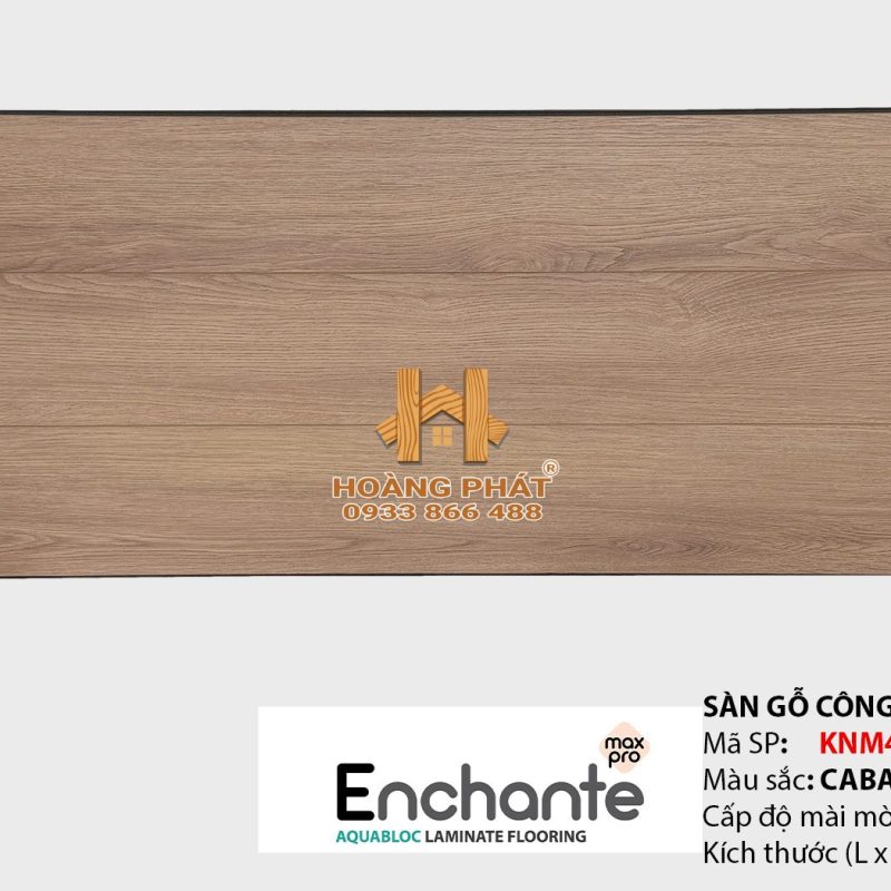Sàn Gỗ Inovar 12mm Enchante Max Pro KNM4947