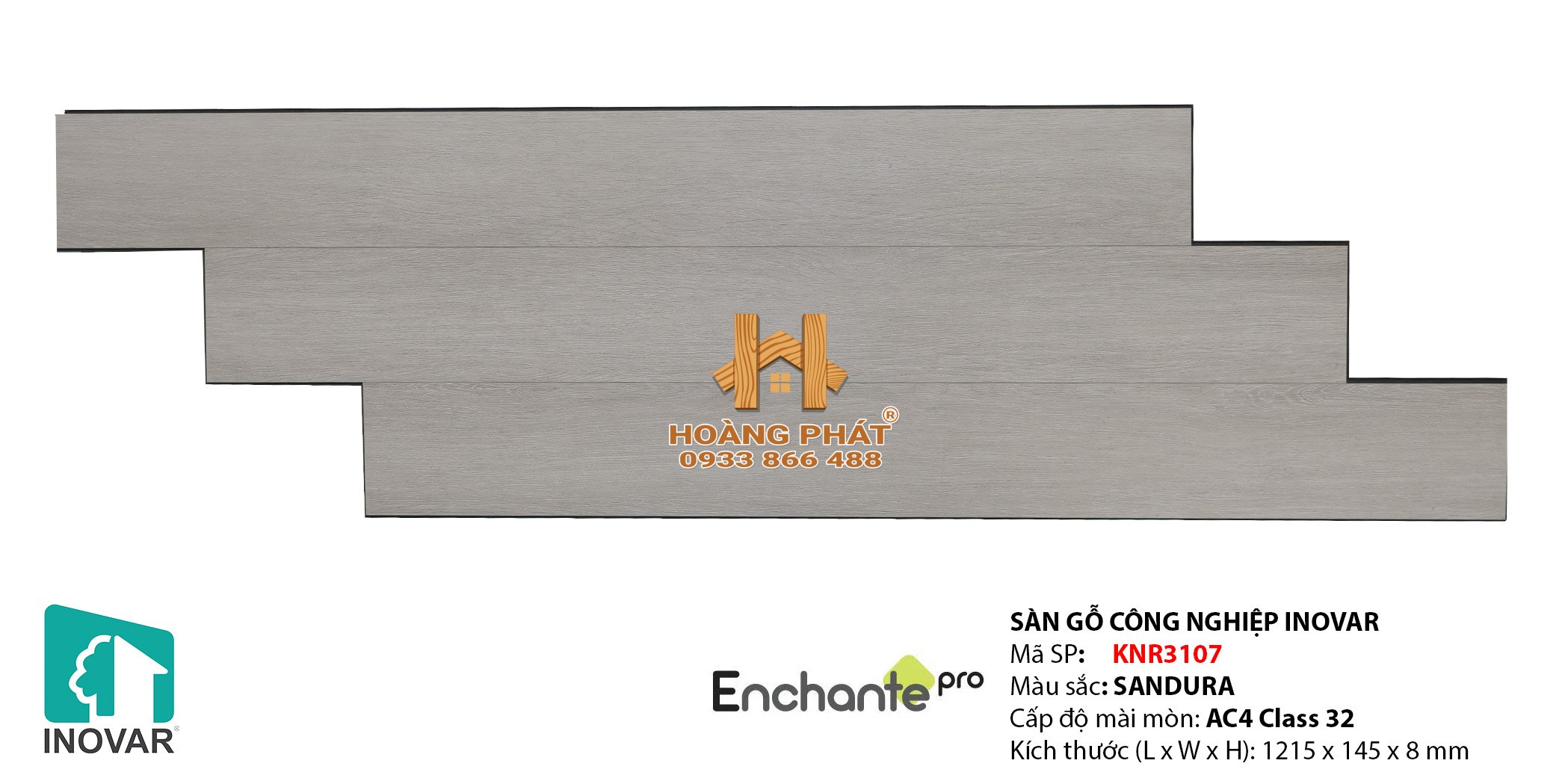 san-go-inovar-malaysia-knr3107 Sàn Gỗ Inovar 8mm Enchante KNR3107