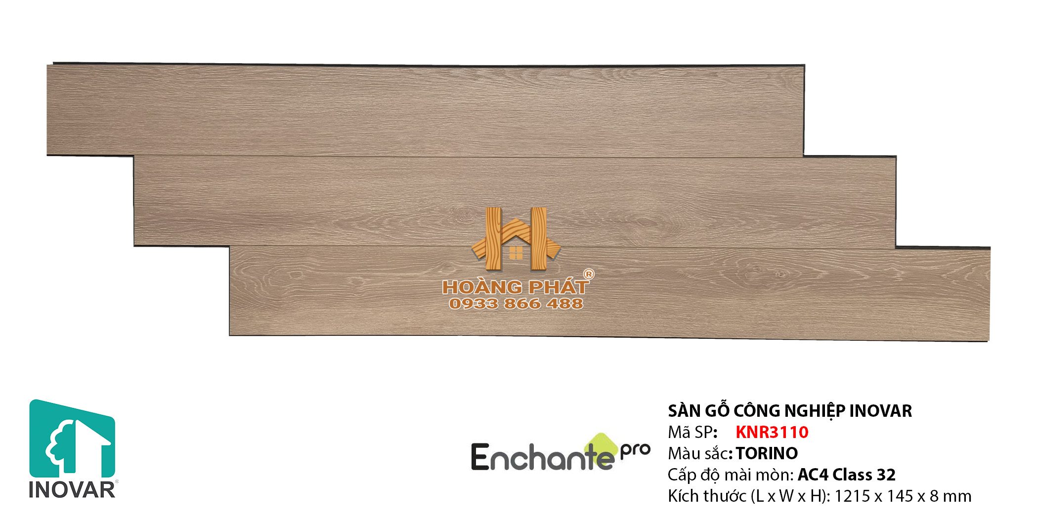 san-go-inovar-malaysia-knr3110 Sàn Gỗ Inovar 8mm Enchante KNR3110