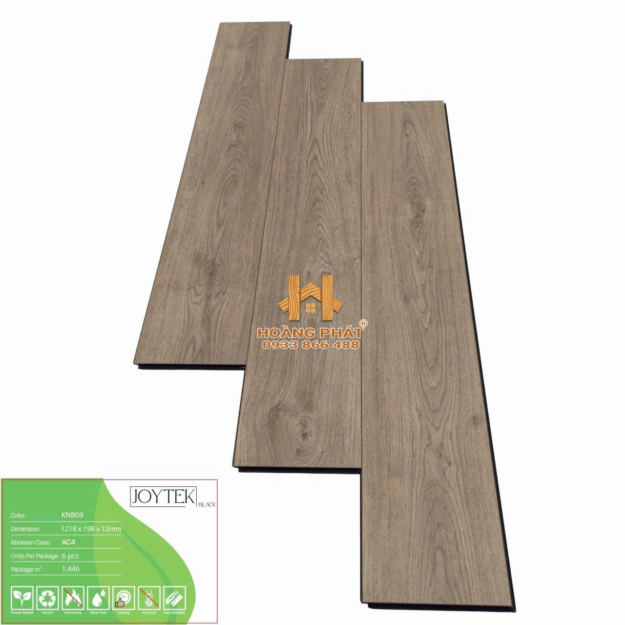 san-go-joytek-12mm-cot-den-knb09-1 Sàn Gỗ JoyTek 12mm Cốt Đen KNB09
