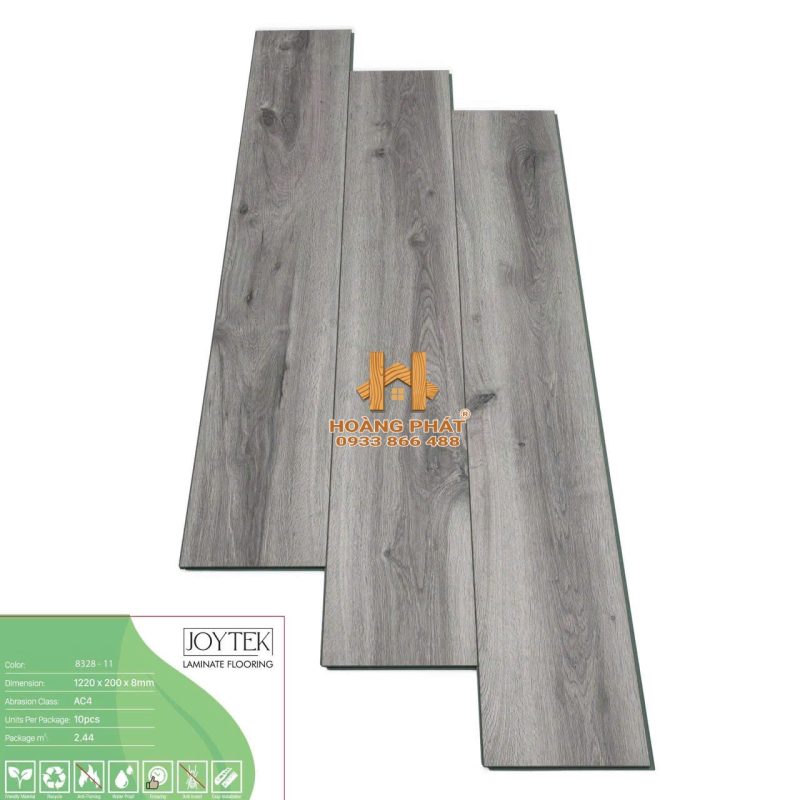 Sàn Gỗ JoyTek 8mm Cốt Xanh 8328-11