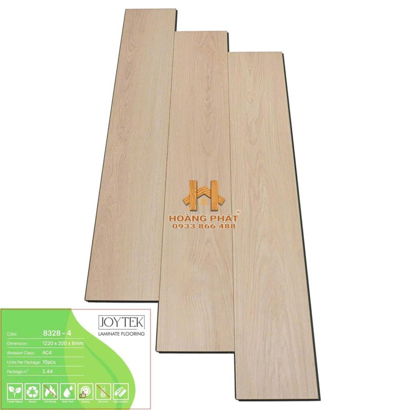 Sàn Gỗ JoyTek 8mm Cốt Xanh 8328-4