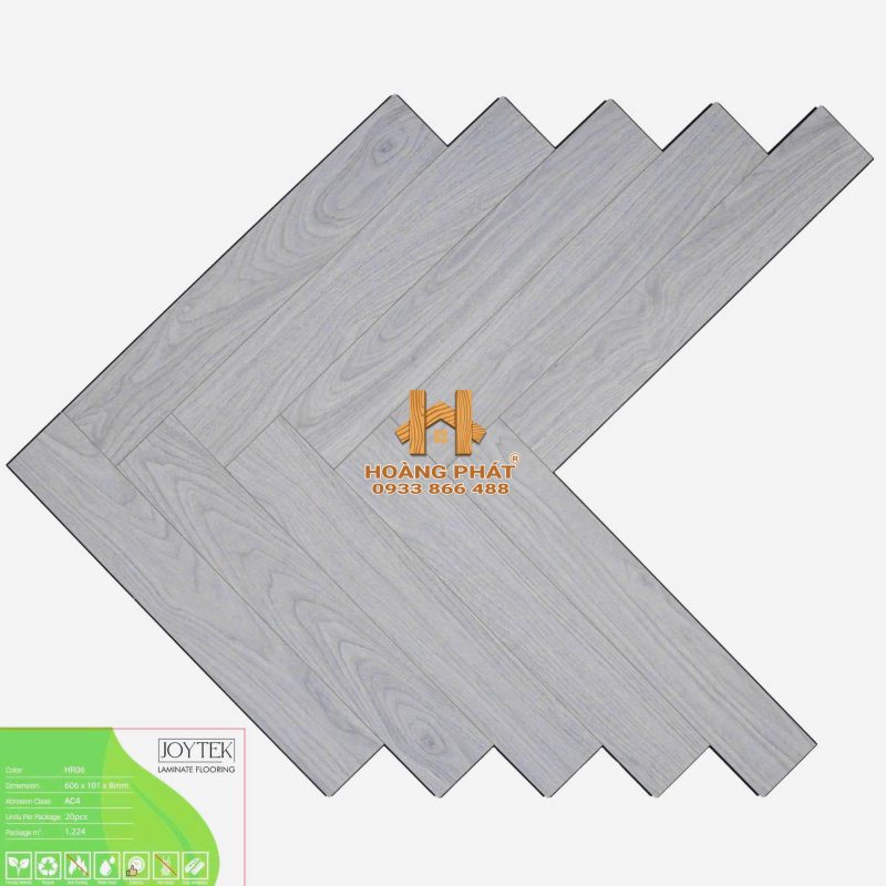 Sàn Gỗ JoyTek 8mm Cốt Xanh Xương Cá HR06