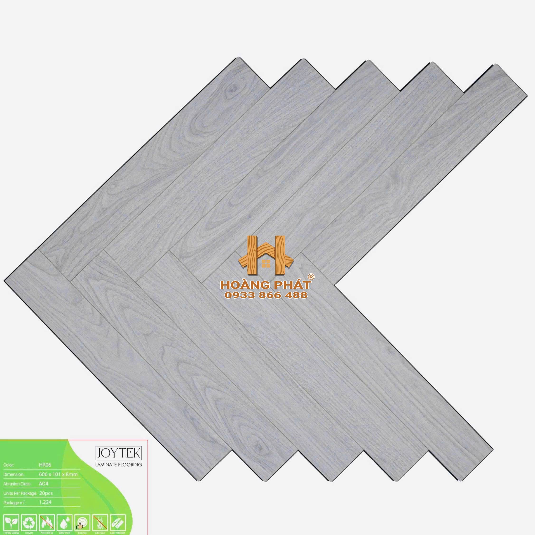 san-go-joytek-8mm-cot-xanh-xuong-ca-hr06 Sàn Gỗ JoyTek 8mm Cốt Xanh Xương Cá HR06