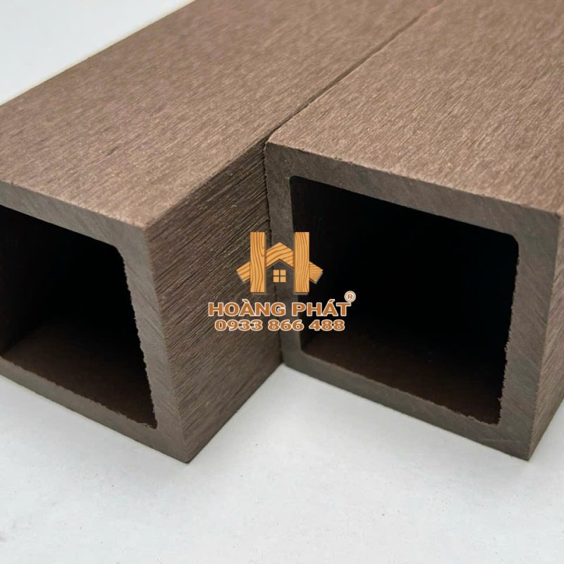 Thanh Lam Gỗ Nhựa Trang Trí 50 x 50 x 2400mm Coffee